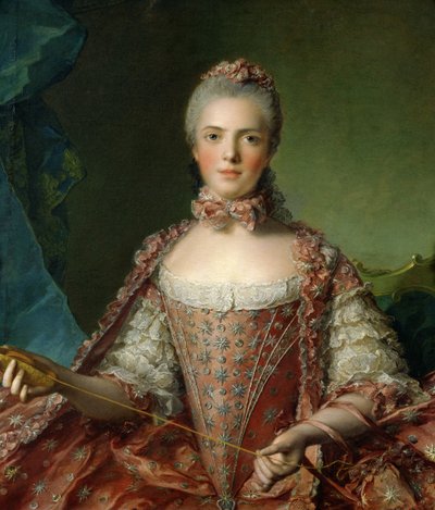 Porträt von Marie Adelaide (1759-1802), 1756 von Jean Marc Nattier